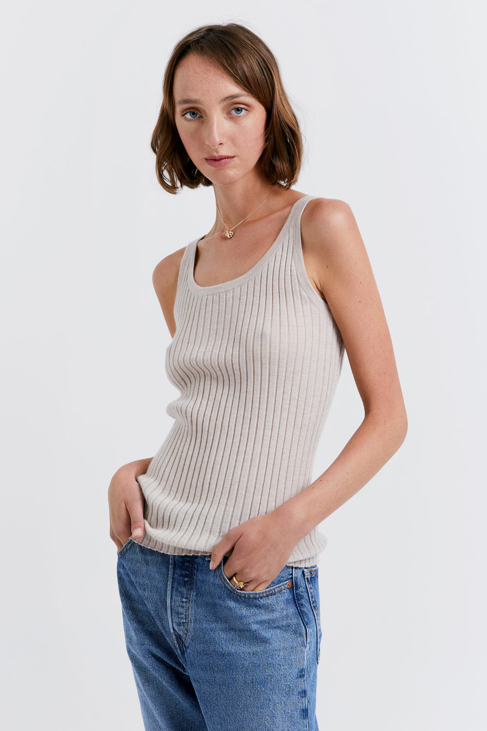 Lily Cashmere Singlet