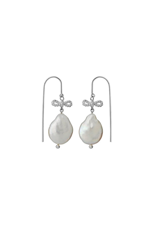 Love Drop Earrings Silver