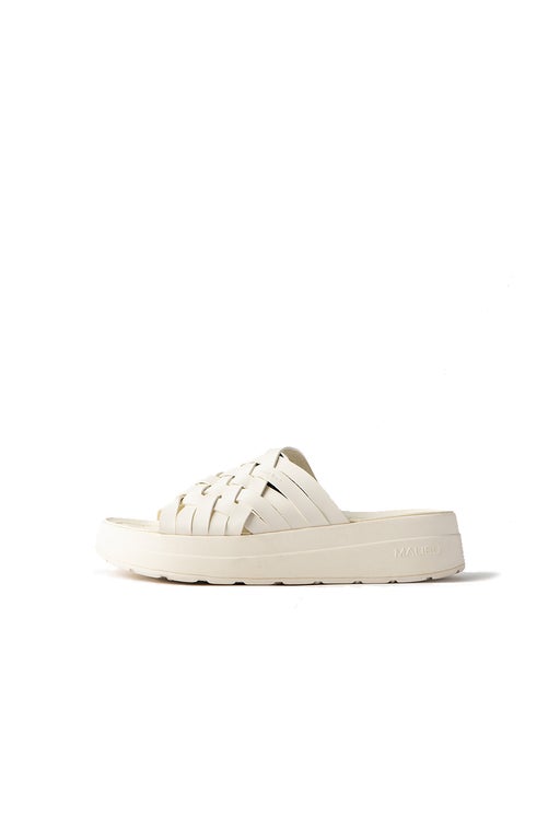 Zuma Platform Sandal Off-White/Off-White