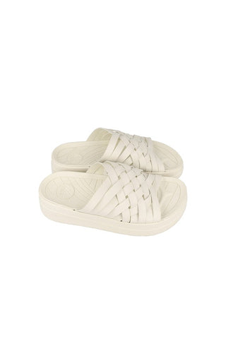 Zuma Platform Sandal Off-White/Off-White