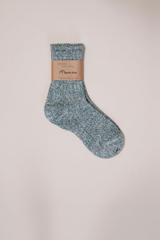 Organic Low Gauge Pastel Rib Socks