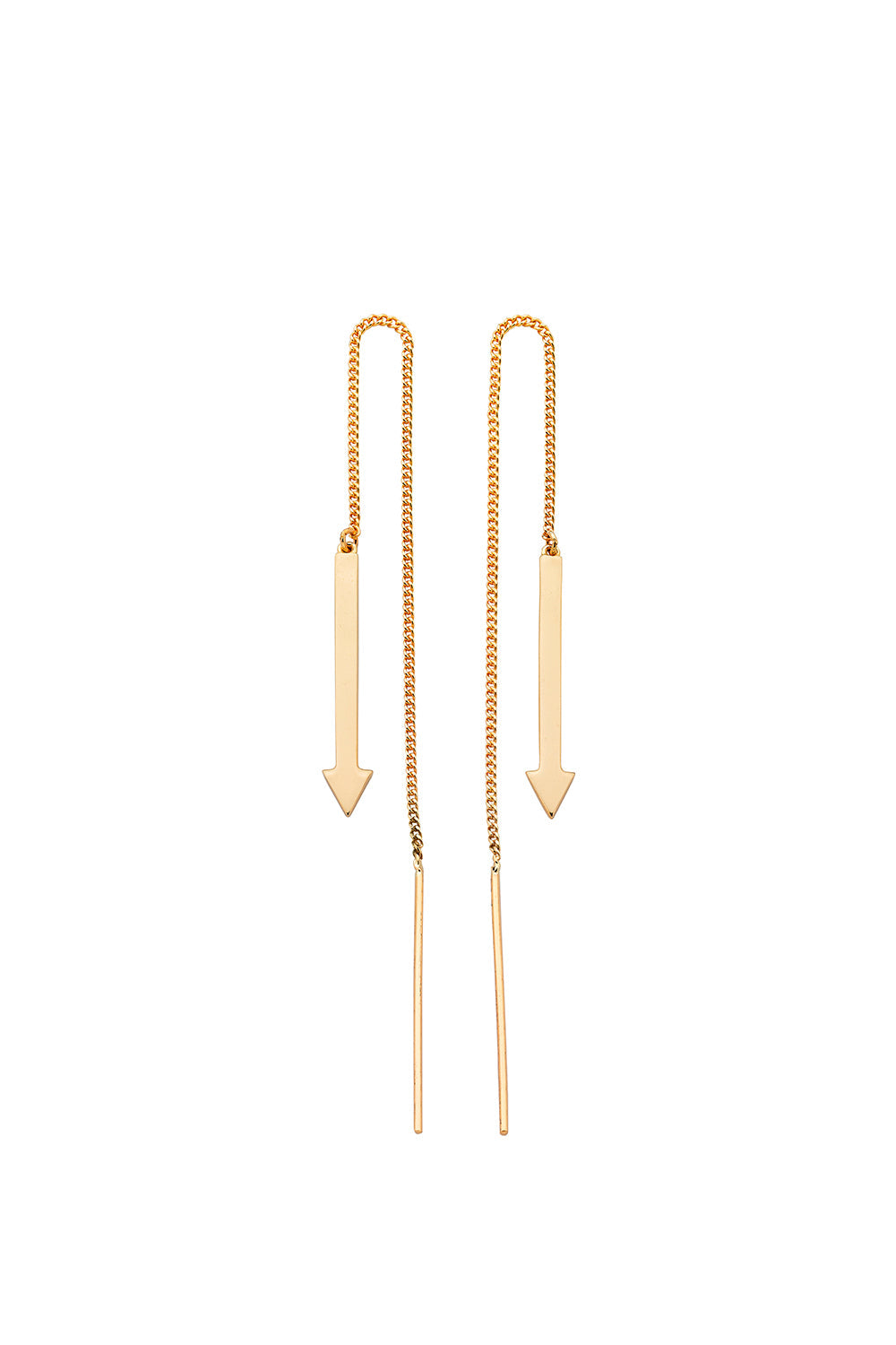 Metronome Earrings Gold