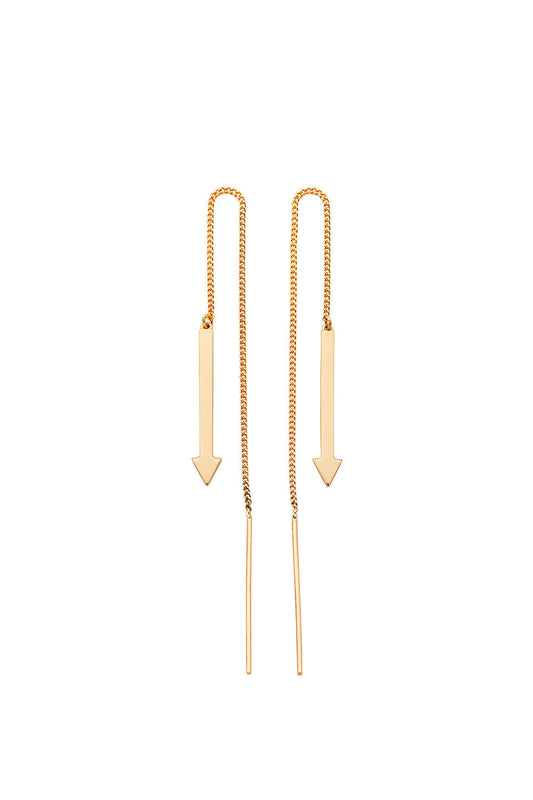 Metronome Earrings Gold