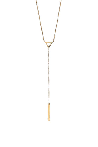 Metronome Necklace Gold