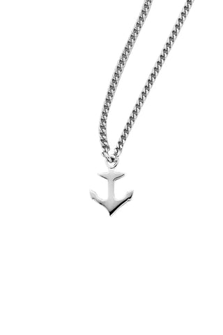 Mini Anchor Necklace Silver