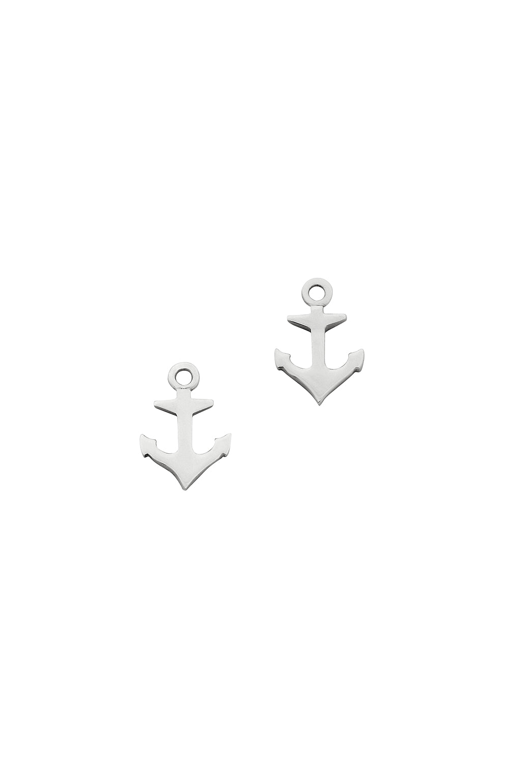 Mini Anchor Studs Silver