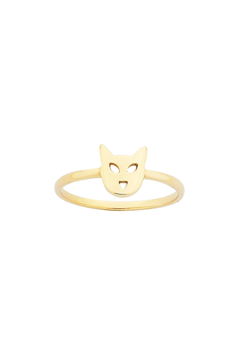 Mini Cat Ring Gold