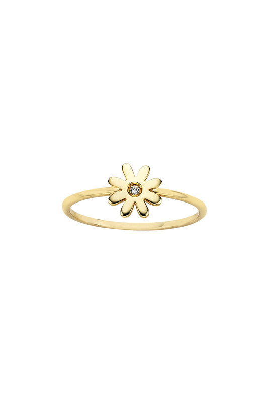 Mini Daisy Ring Gold