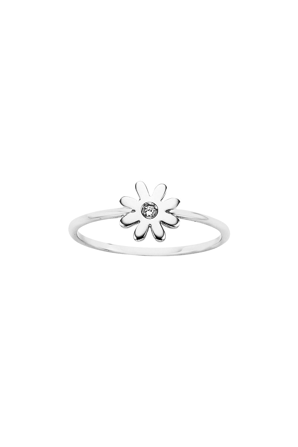 Mini Daisy Ring Silver