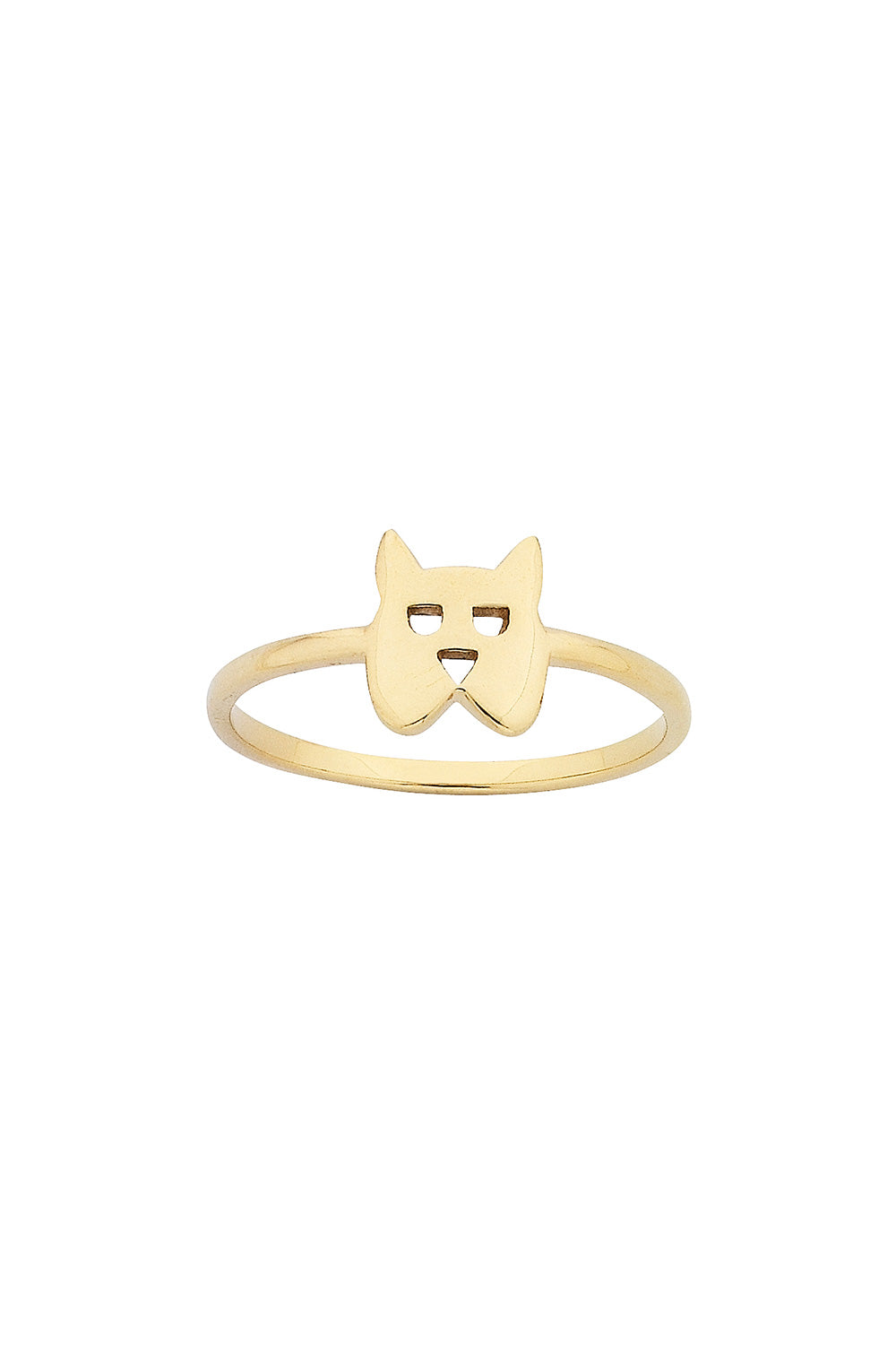 Mini Dog Ring Gold