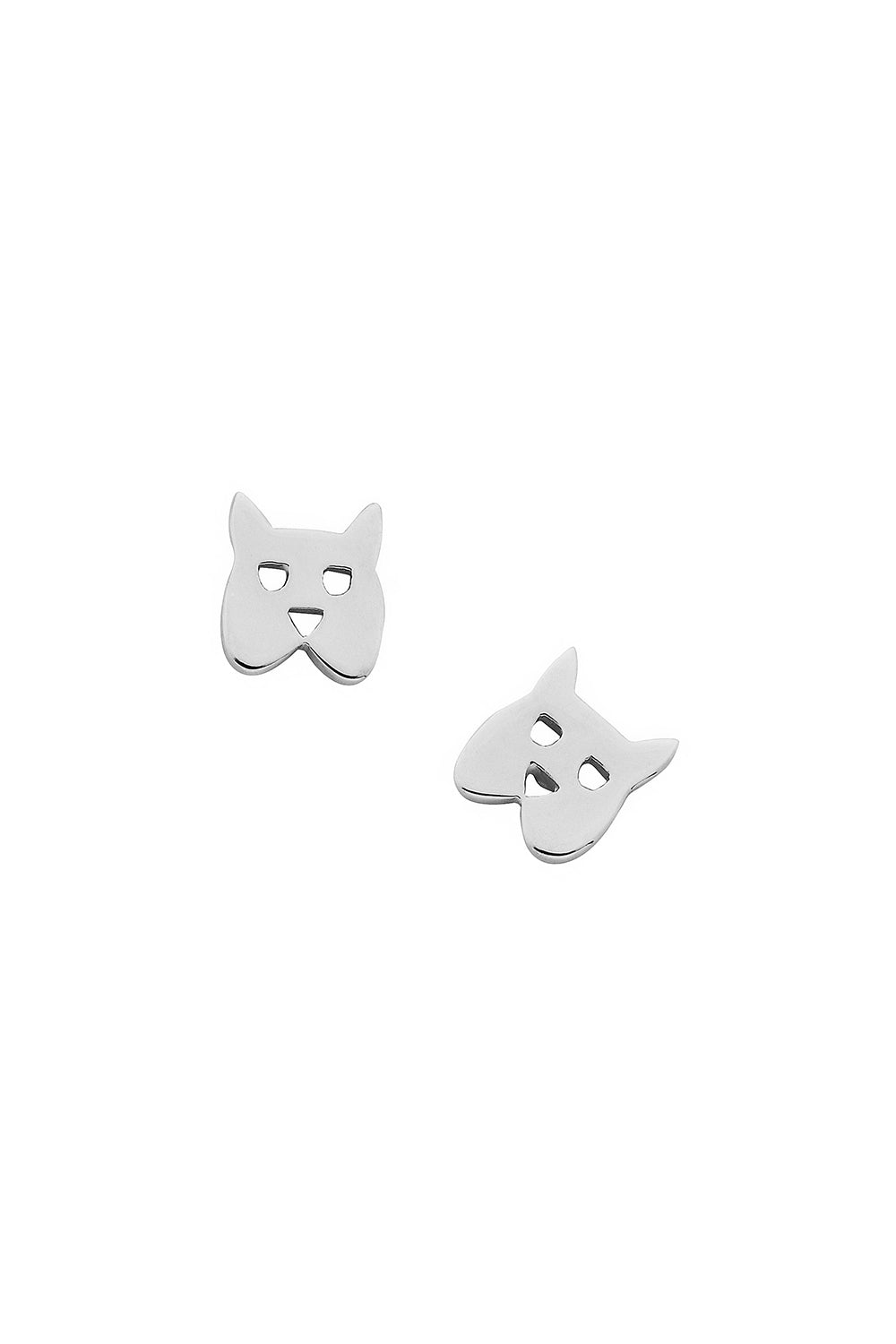 Mini Dog Studs Silver