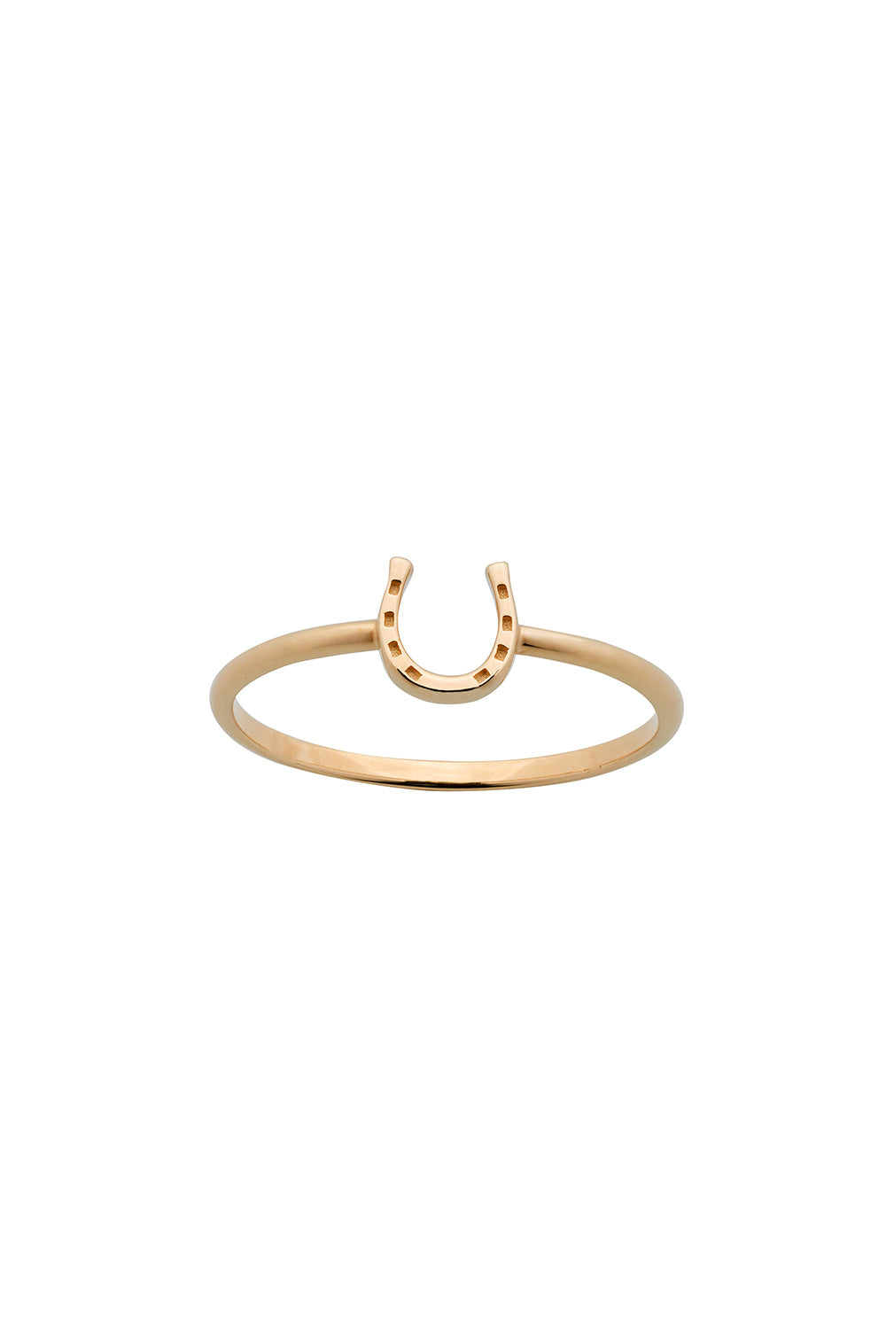 Mini Horseshoe Ring Gold