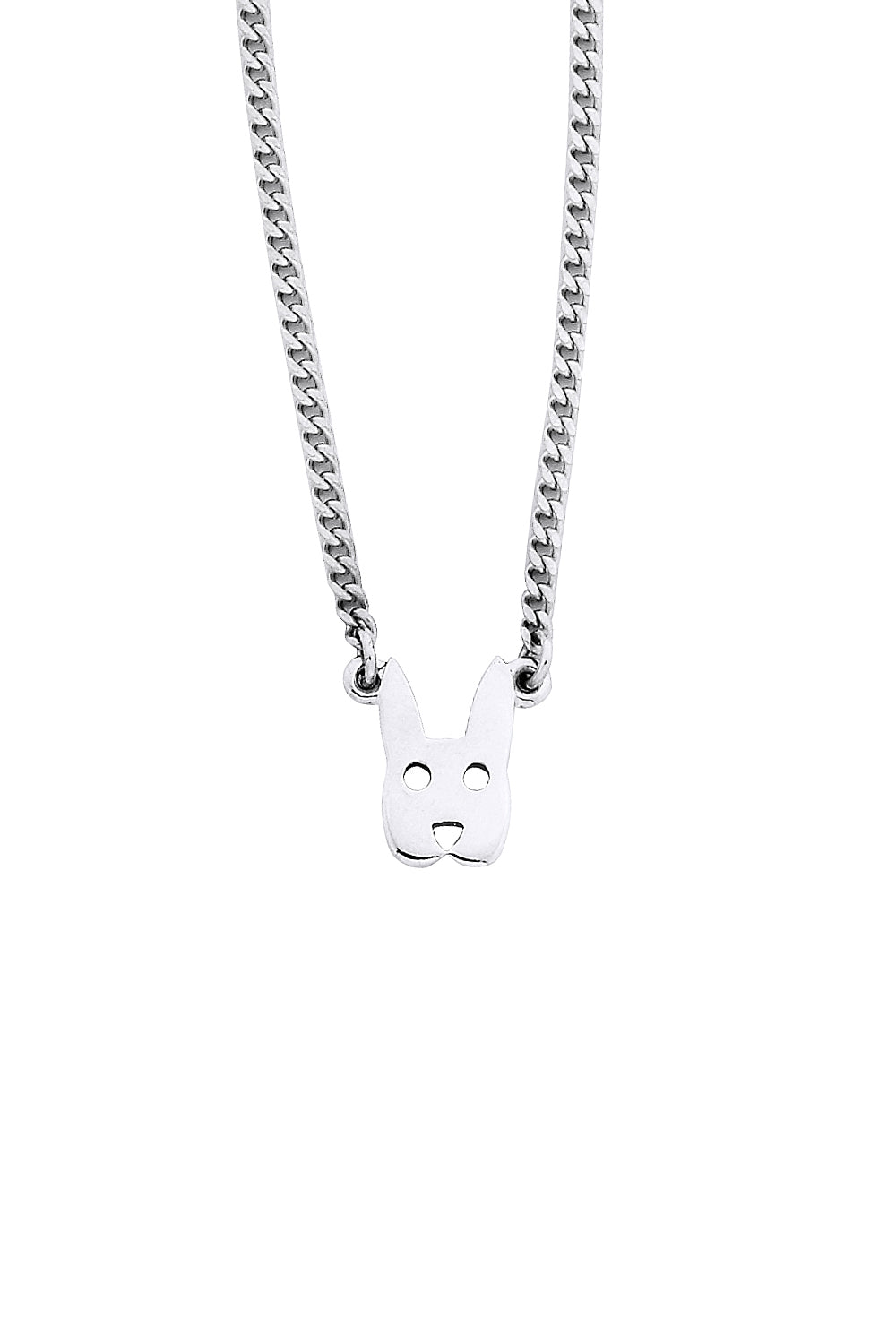 Mini Rabbit Necklace Silver