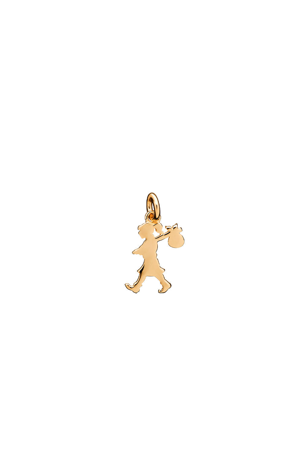 Mini Runaway Girl Charm Gold