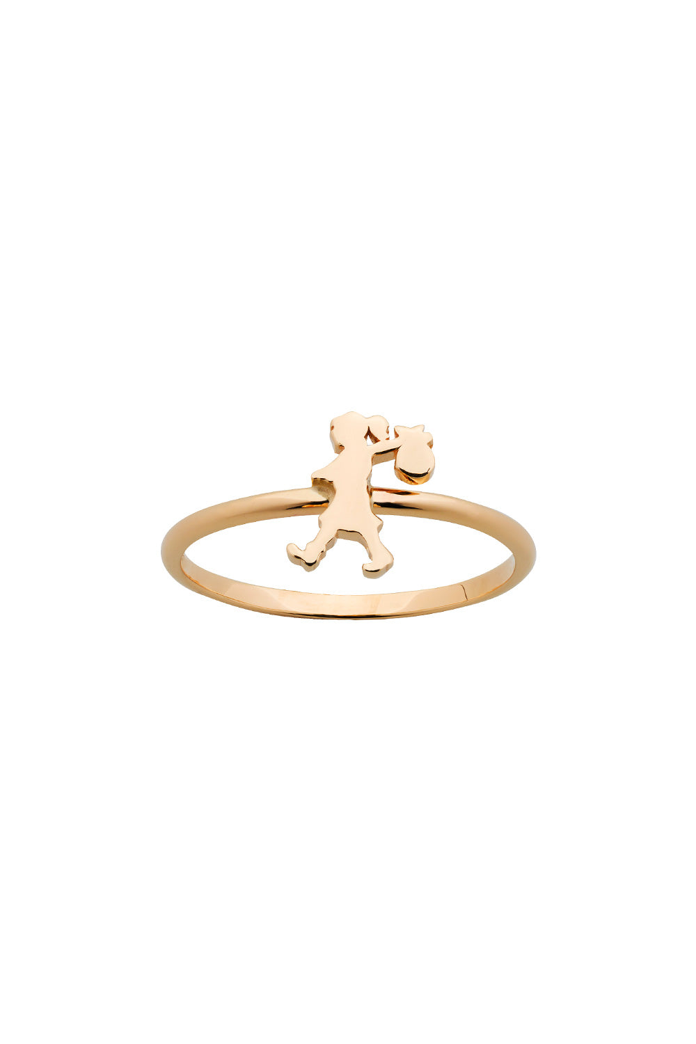 Mini Runaway Girl Ring Gold