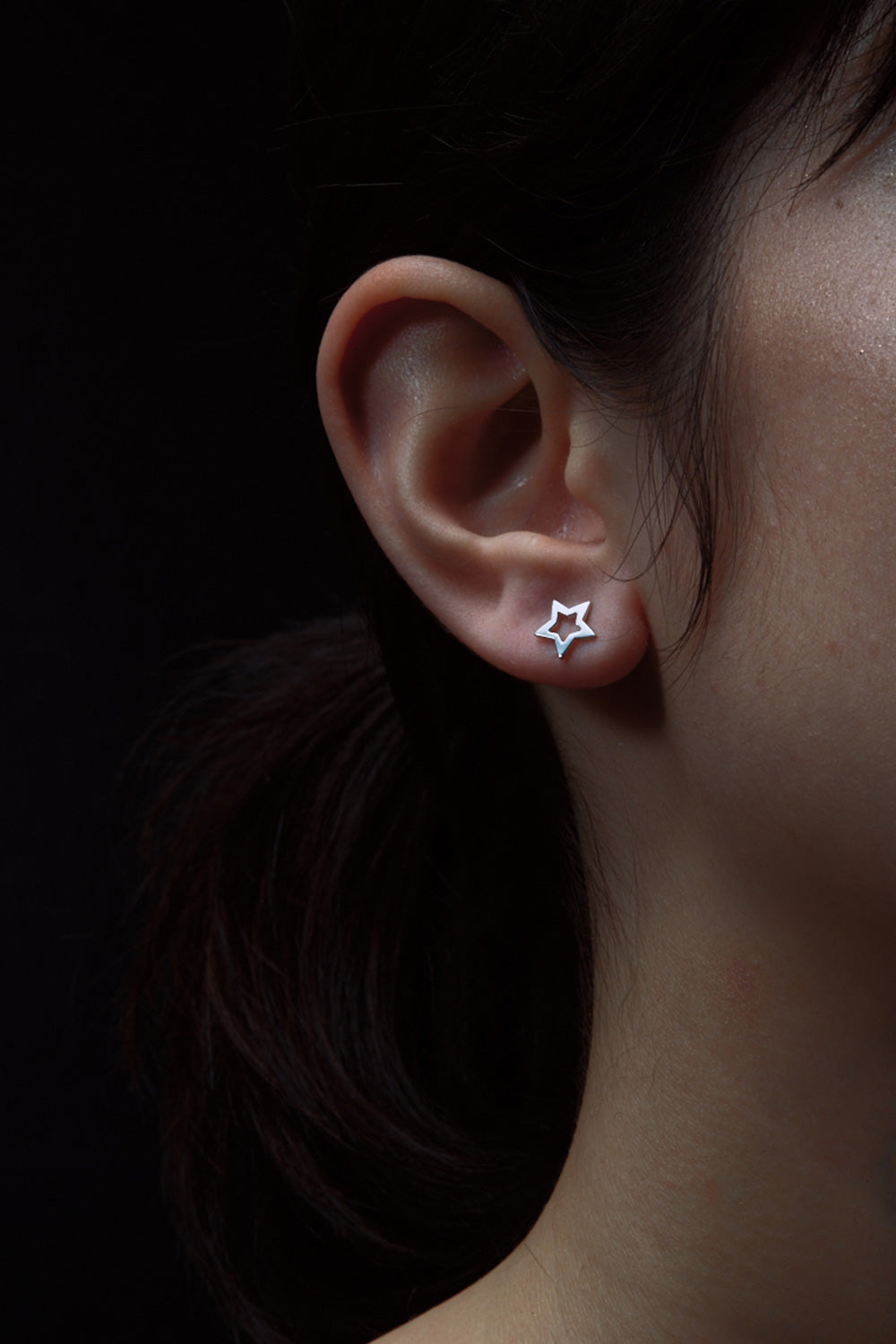 Mini Star Studs Silver