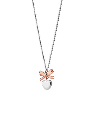 Mini Superlove Necklace Silver/Rose Gold