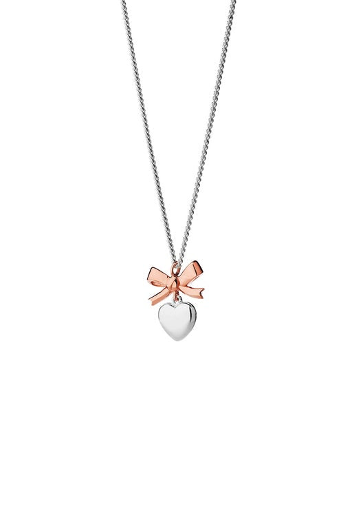 Mini Superlove Necklace Silver/Rose Gold