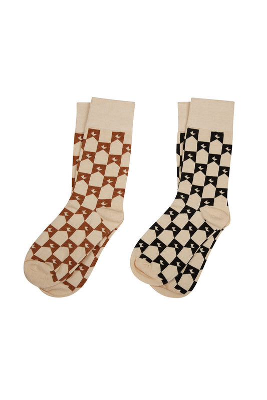 Monogram Socks 2 Pack