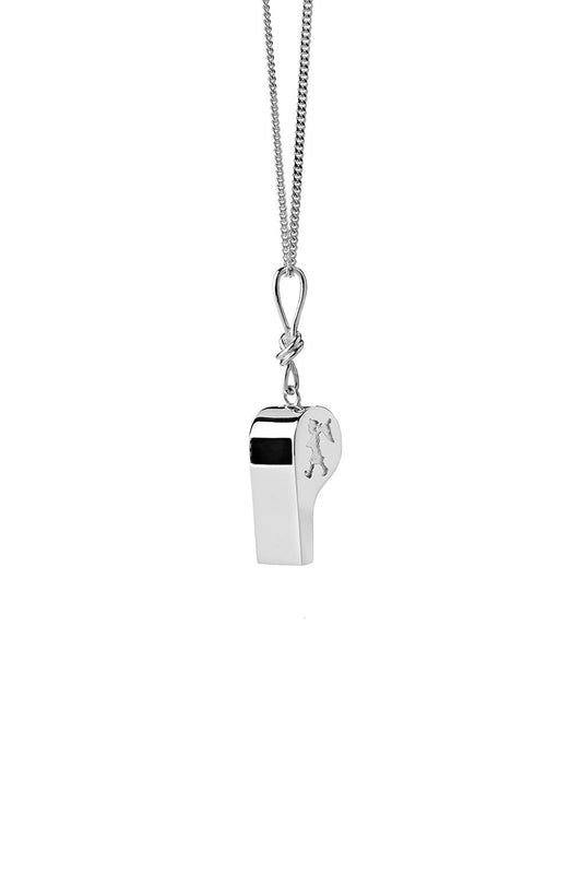 Navigator's Whistle Necklace Silver