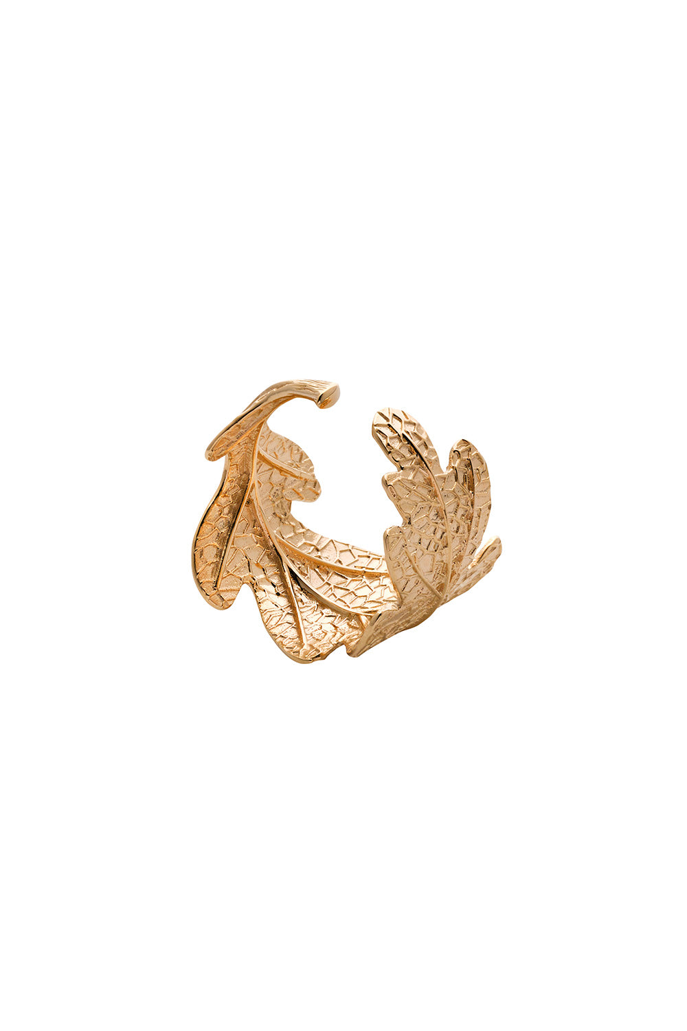 Oak Leaf Ring Gold