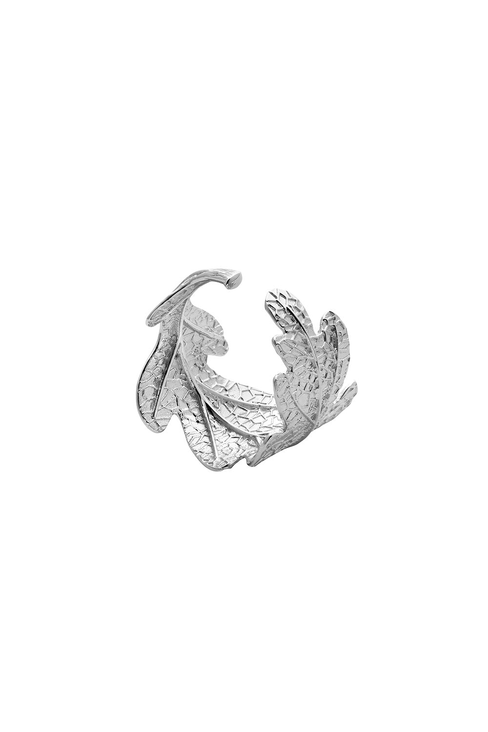 Oak Leaf Ring Silver