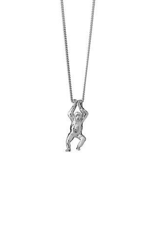 Orangutan Necklace Silver