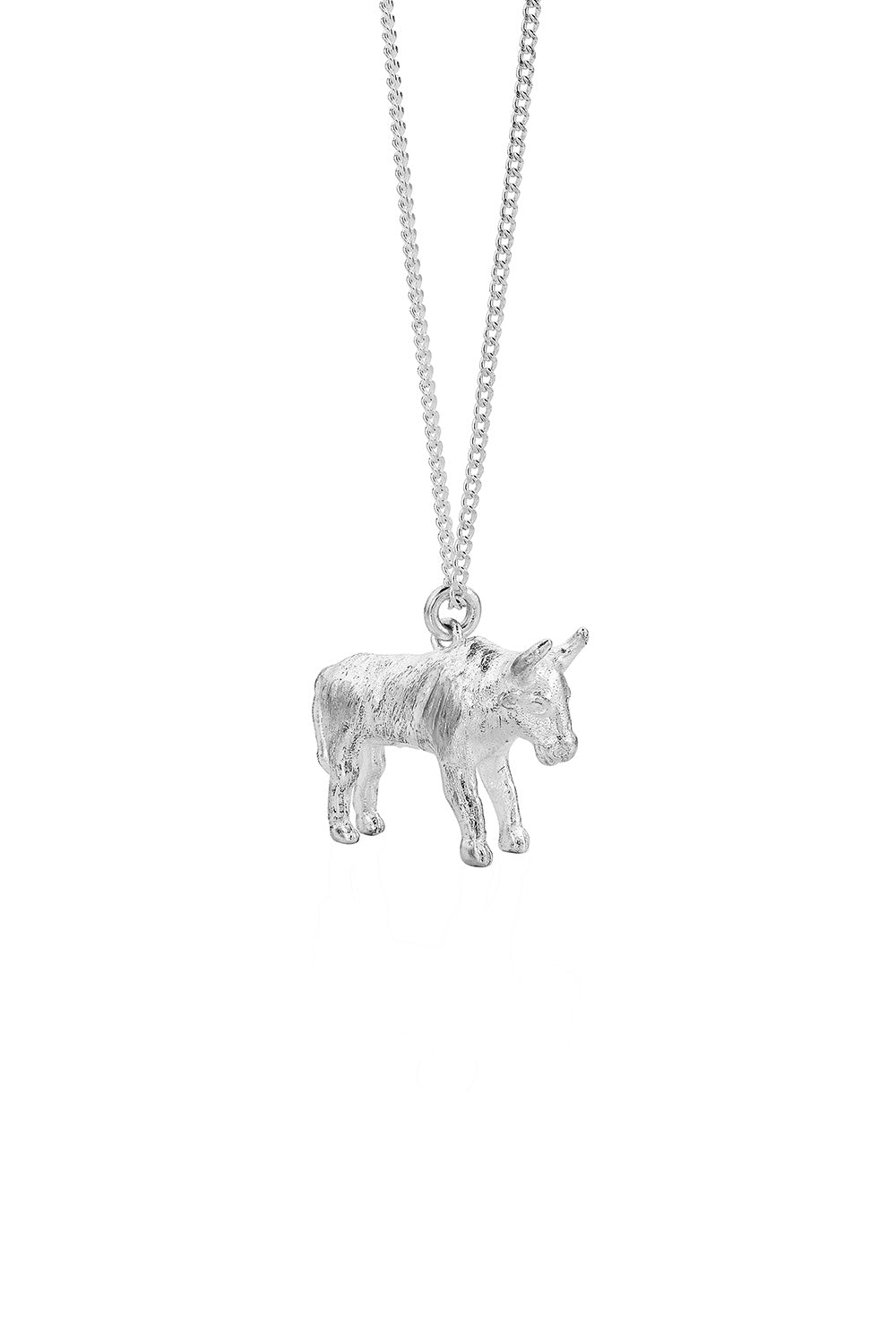 Ox Necklace Silver