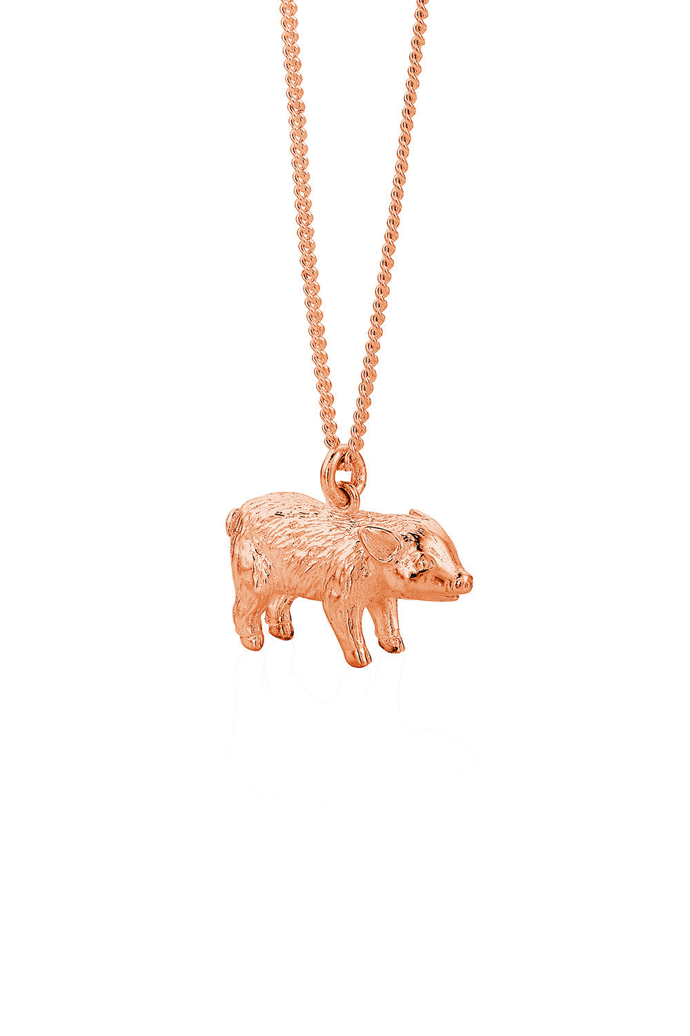 Pig Necklace Rose Gold