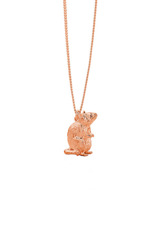 Rat Necklace Rose Gold