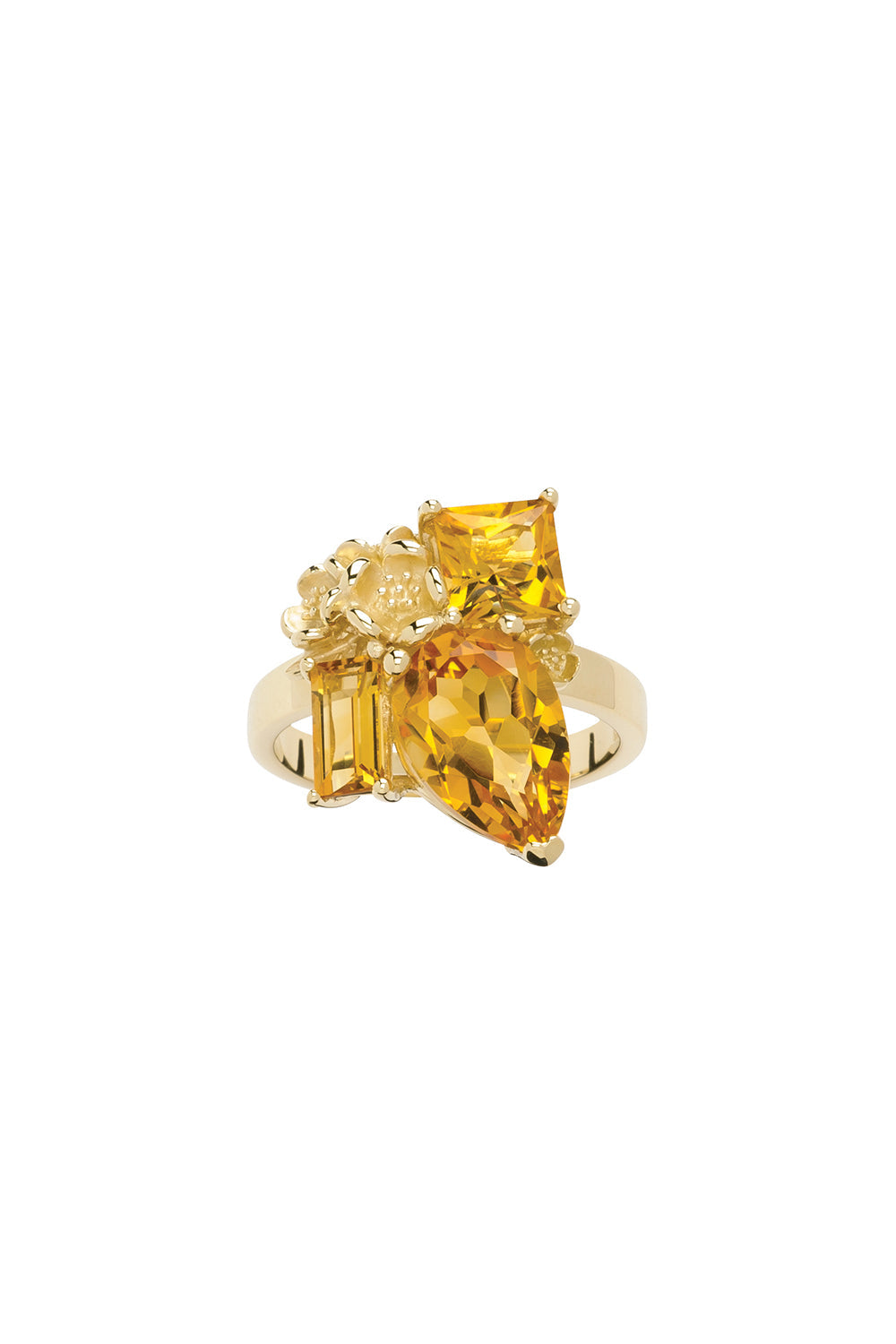 Rock Garden Ring Gold & Citrine