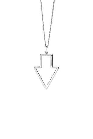 Runaway Arrow Pendant Silver