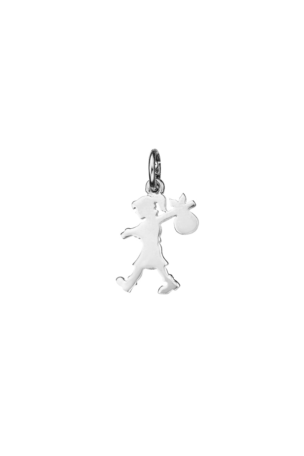 Runaway Girl Charm Silver