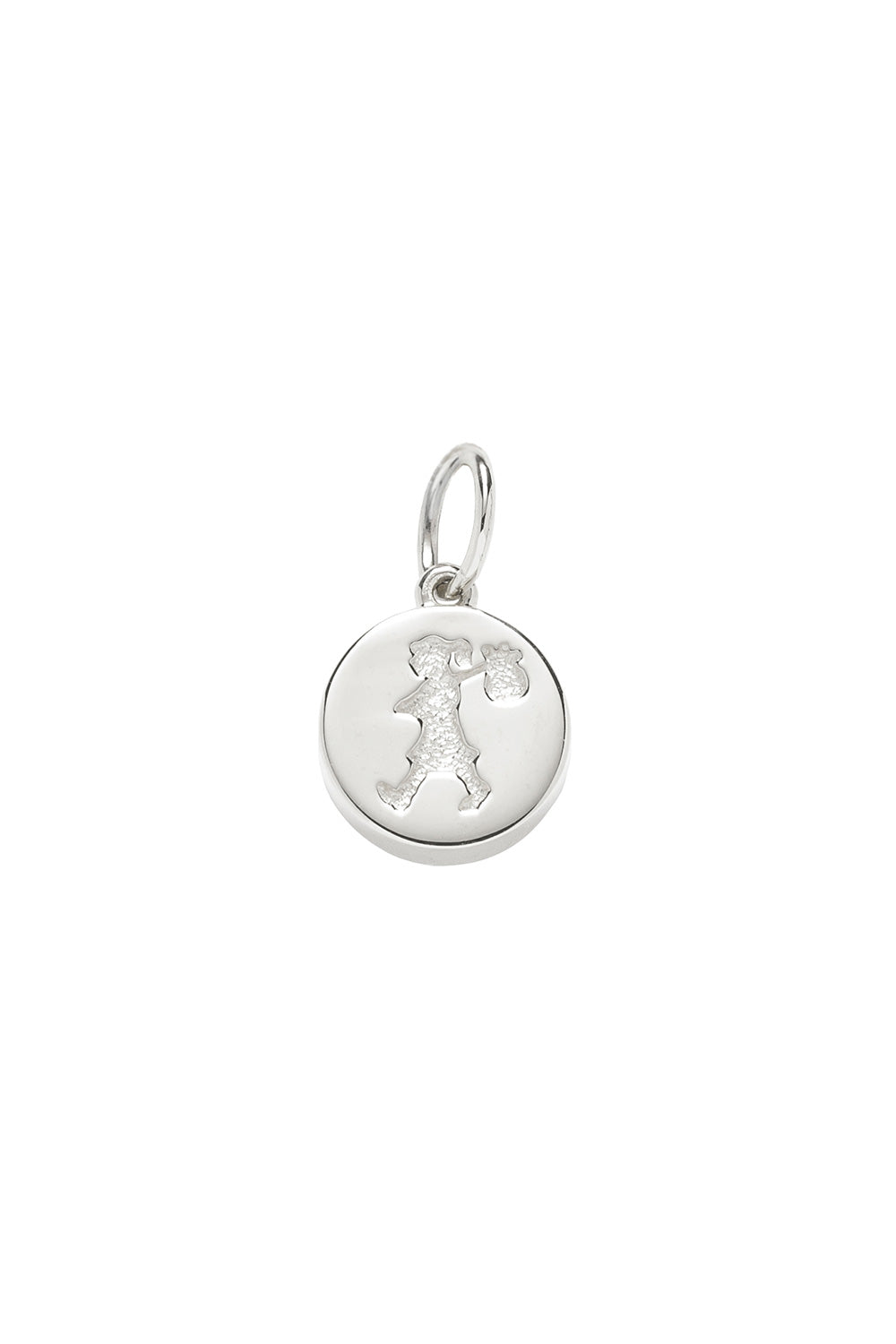 Runaway Stamp Charm Silver