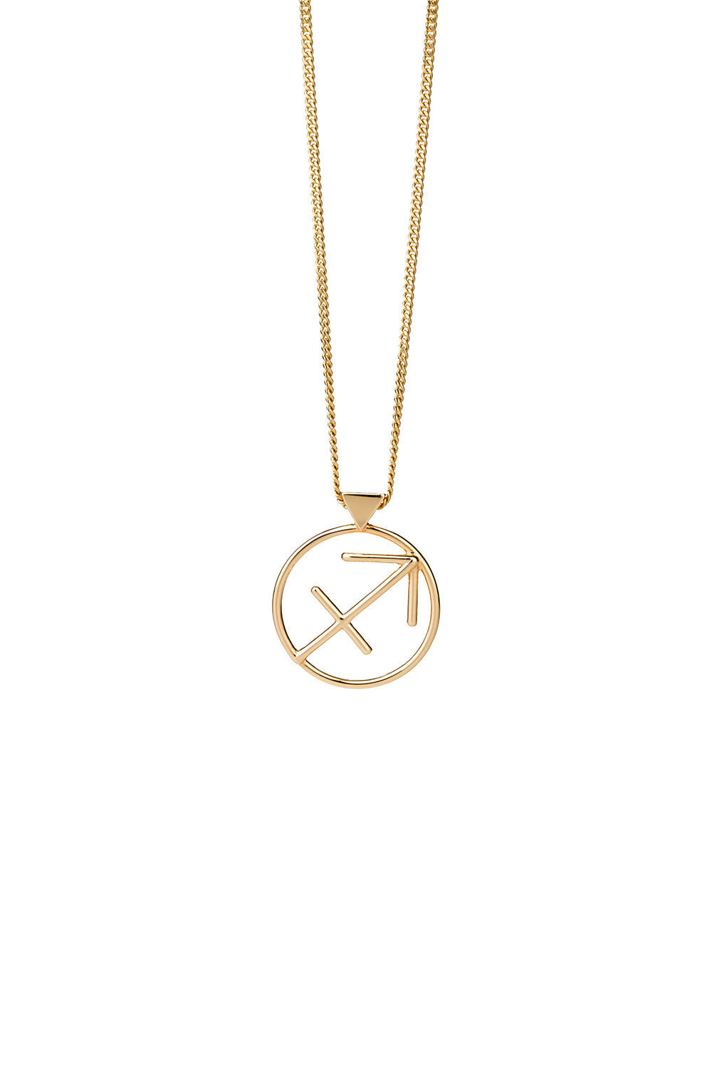 Sagittarius Necklace Gold