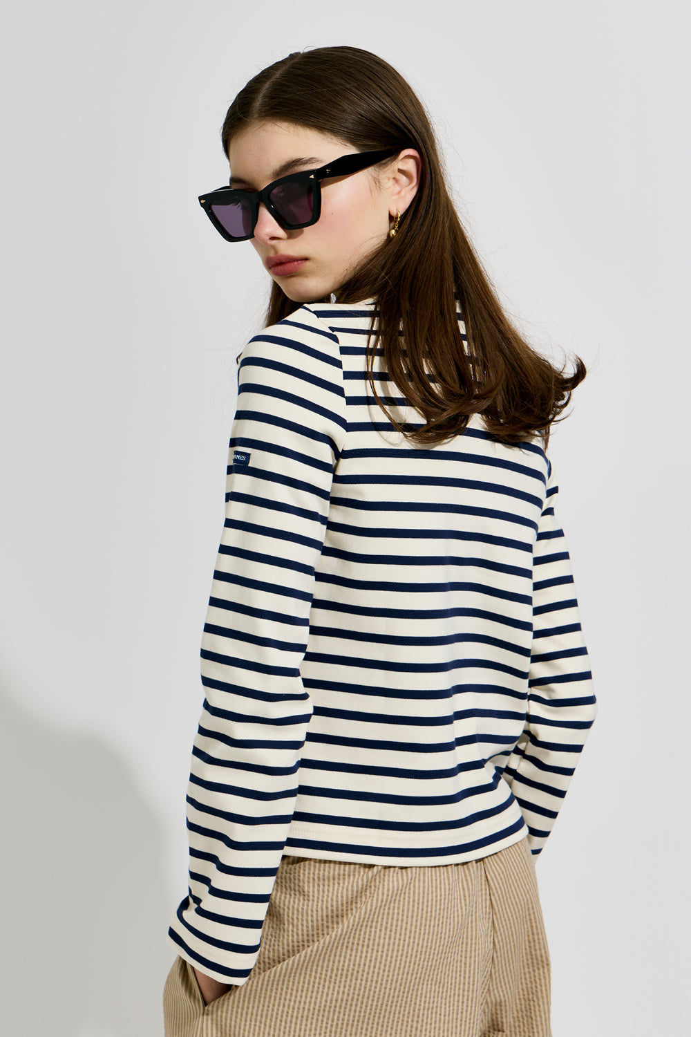 Barfleur Short Sailor Striped Shirt