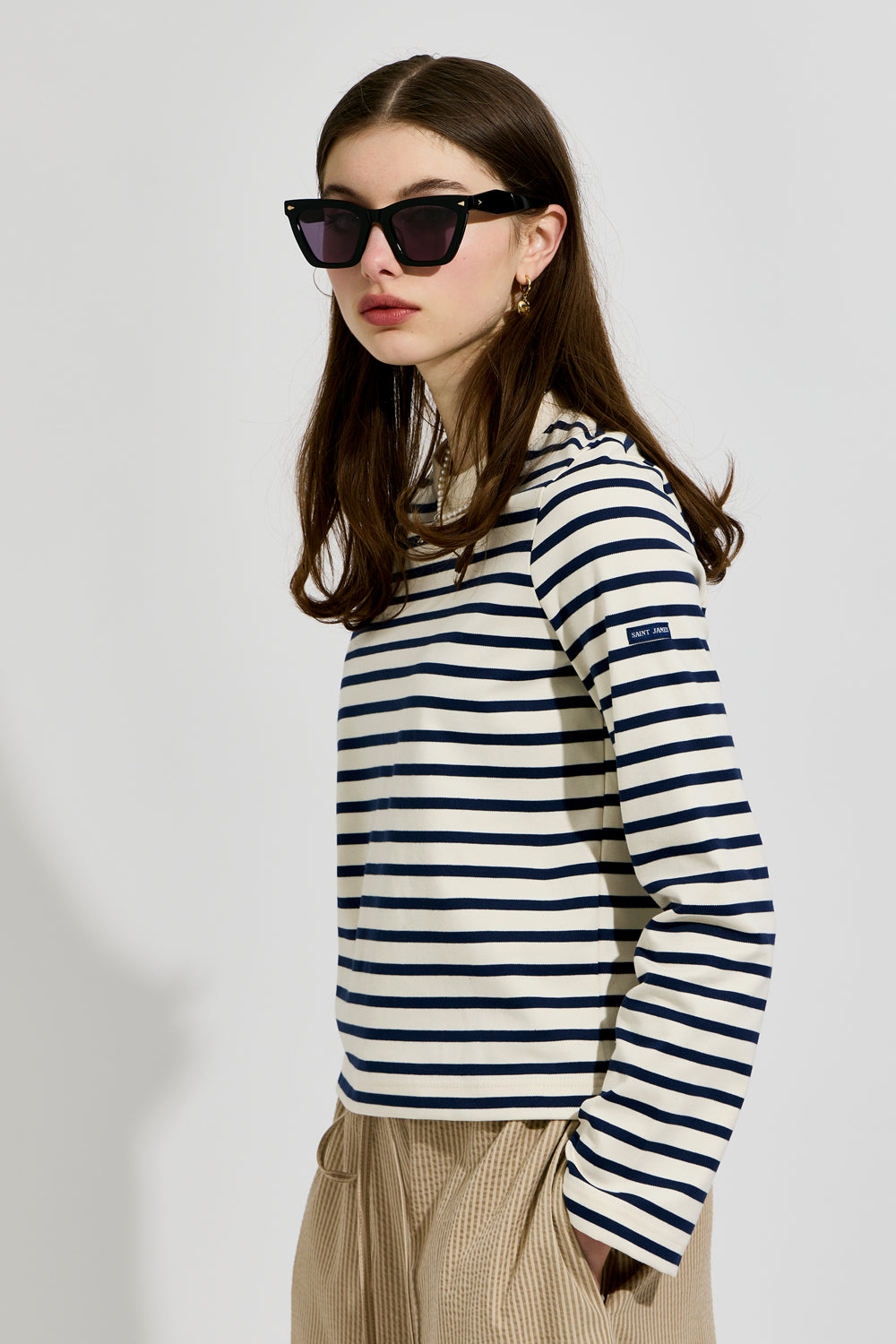 Barfleur Short Sailor Striped Shirt