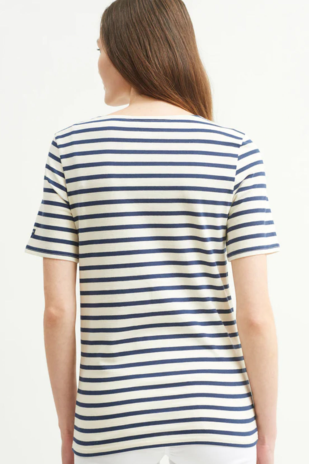 Levant Moderne Short Sleeve Striped Sailor Shirt