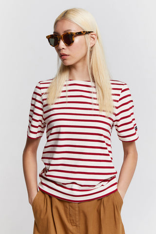 Levant Moderne Short Sleeve Striped Sailor Shirt