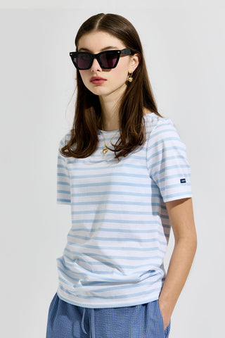 Levant Moderne Short Sleeve Striped Sailor Shirt