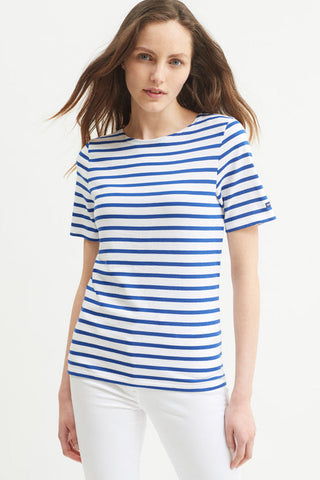 Levant Moderne Short Sleeve Striped Sailor Shirt