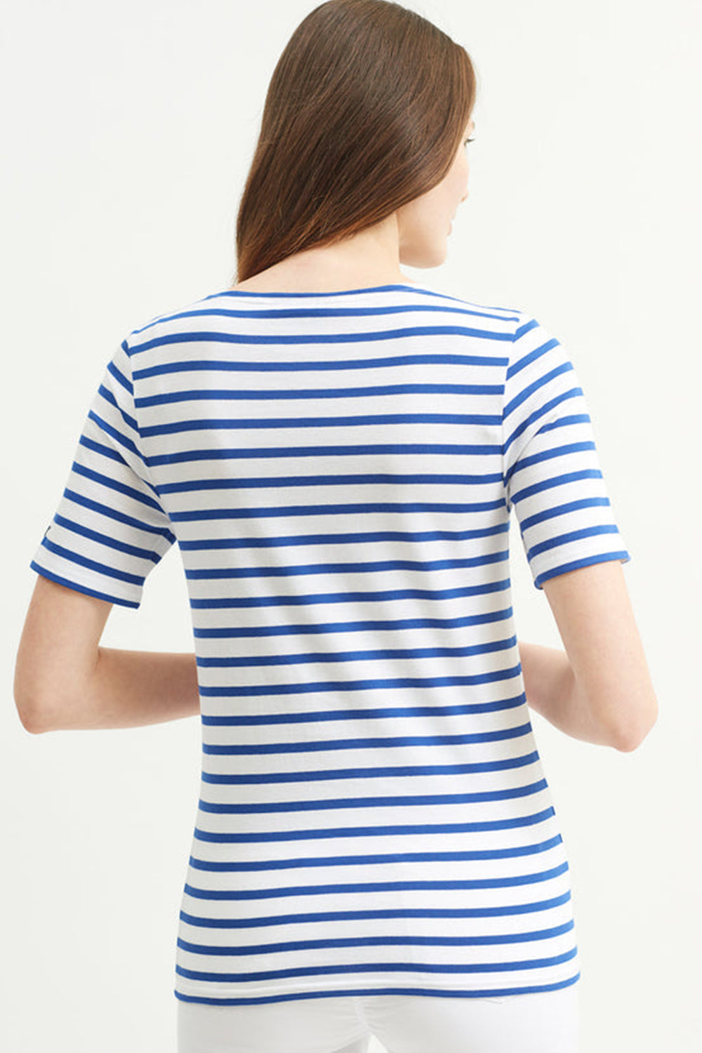 Levant Moderne Short Sleeve Striped Sailor Shirt