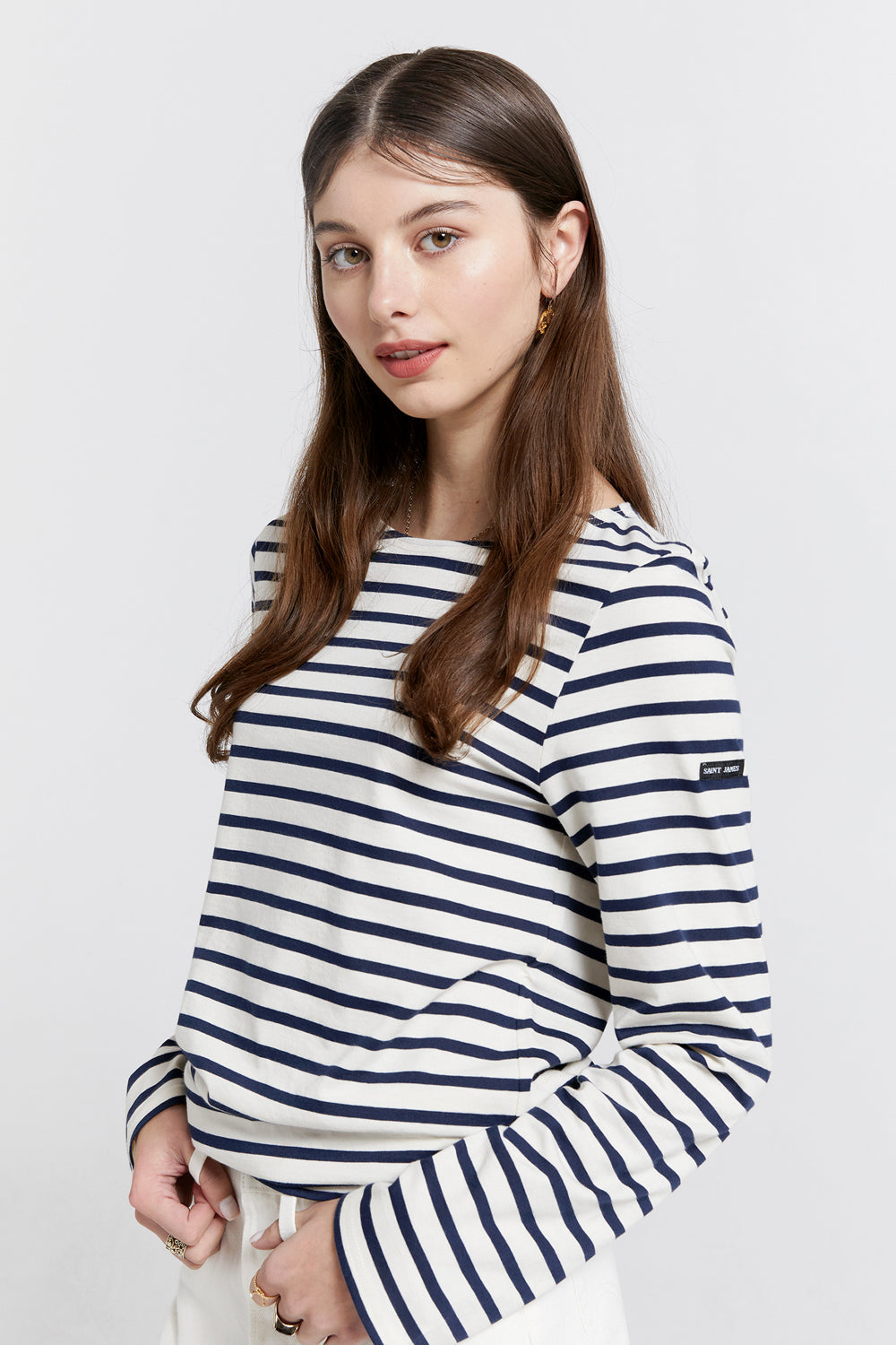 Minquiers Moderne Striped Sailor Shirt