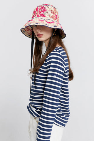 Minquiers Moderne Striped Sailor Shirt