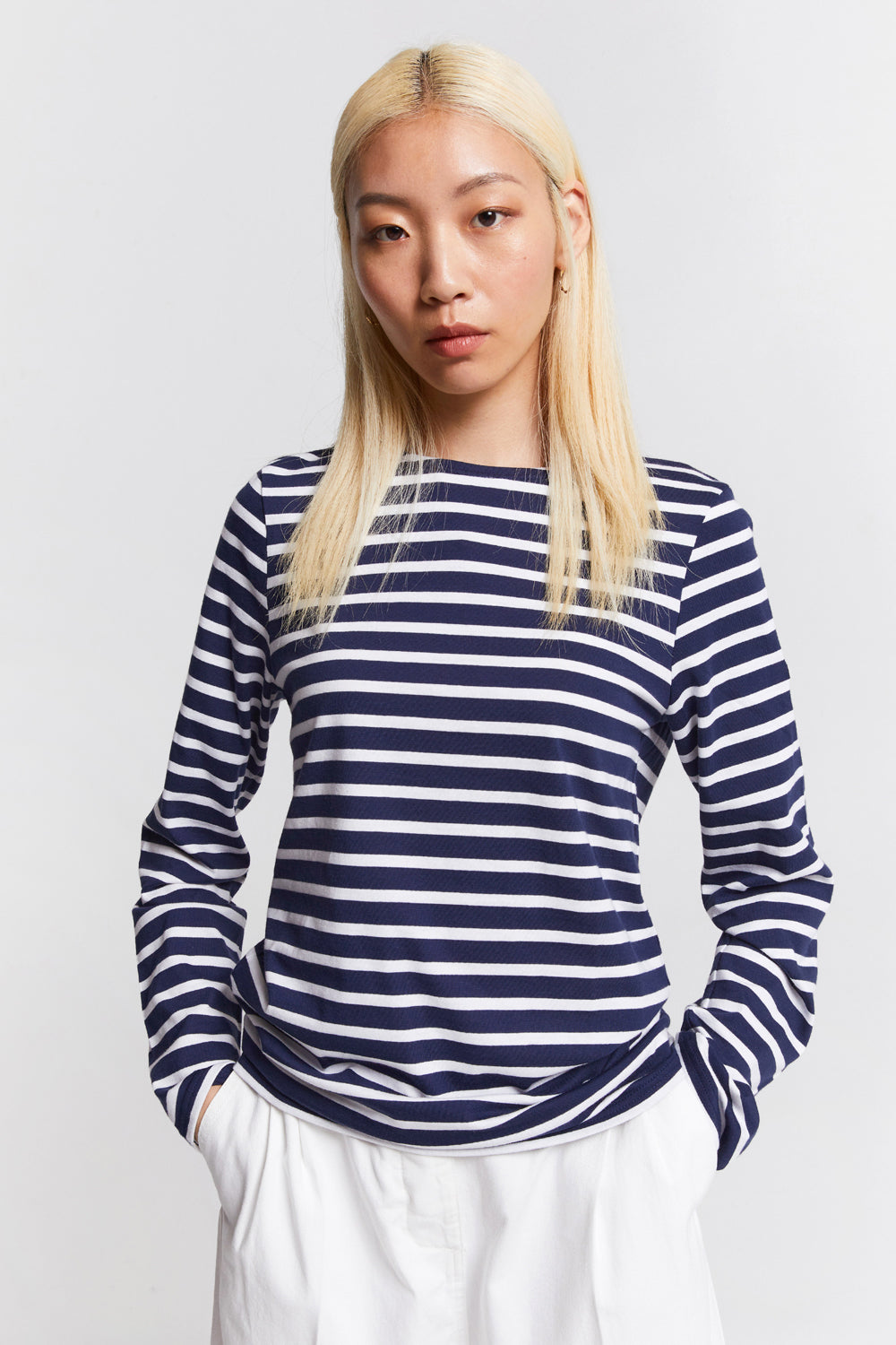 Minquiers Moderne Striped Sailor Shirt