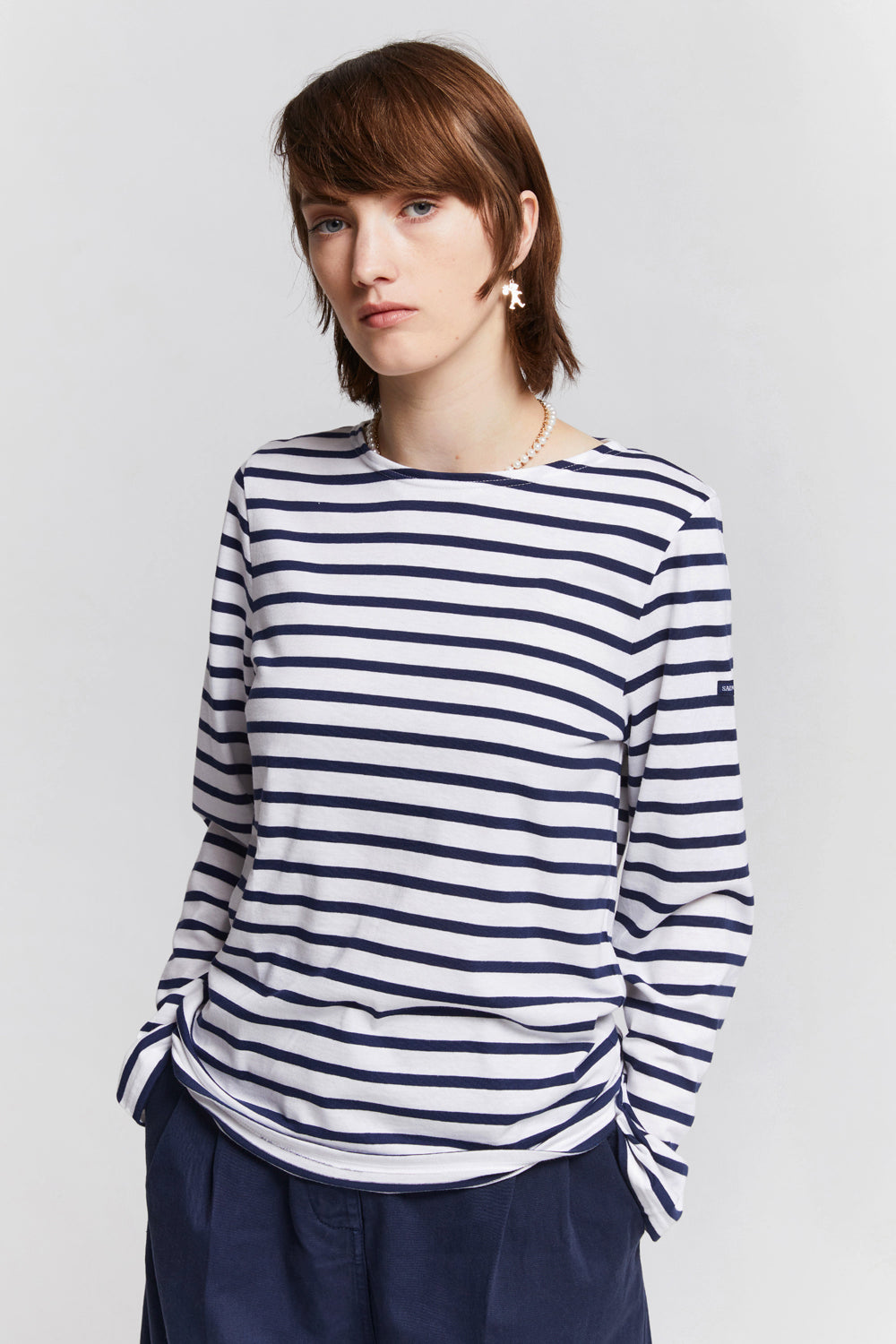 Minquiers Moderne Striped Sailor Shirt