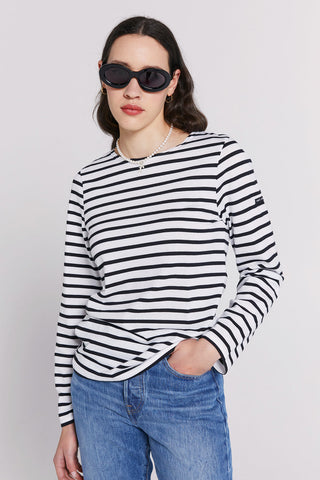 Minquiers Moderne Striped Sailor Shirt