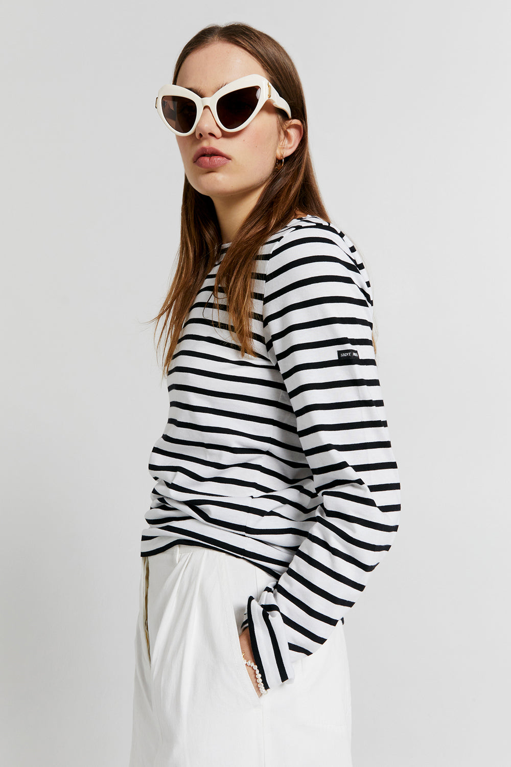 Minquiers Moderne Striped Sailor Shirt