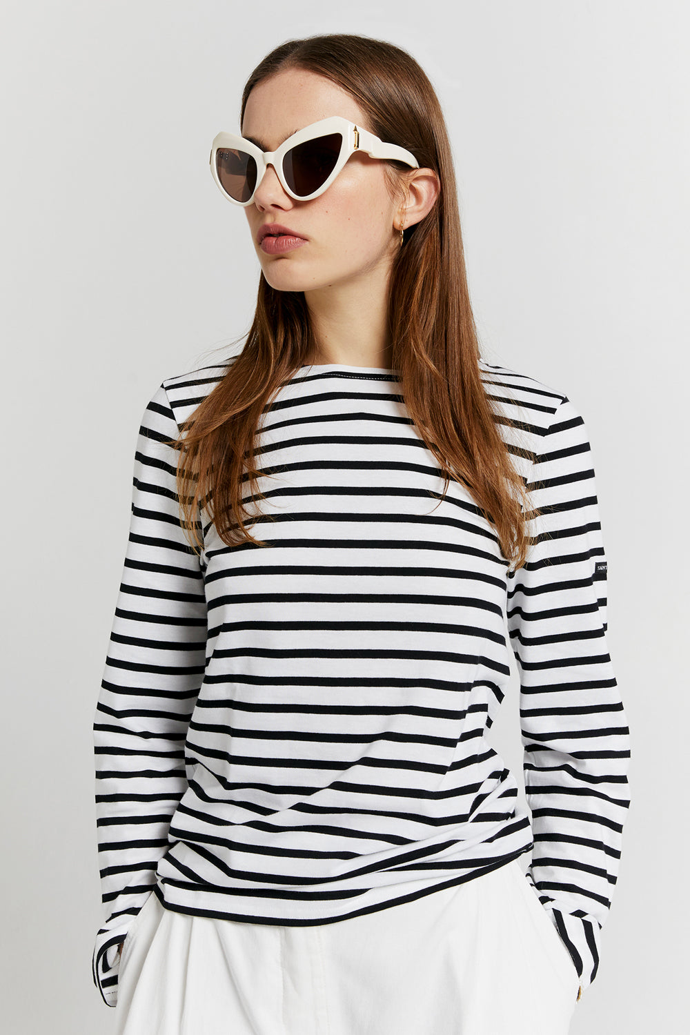 Minquiers Moderne Striped Sailor Shirt