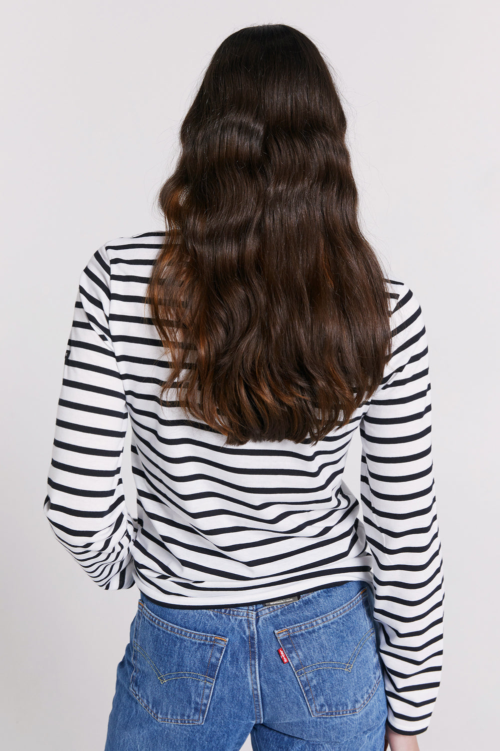 Minquiers Moderne Striped Sailor Shirt